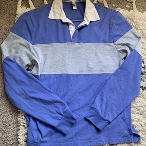 American Apparel Long Sleeve Rugby Top